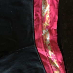 Workout pants, straight leg reversible